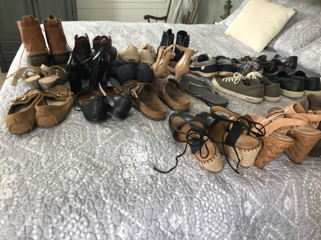 closet clean up final shoes