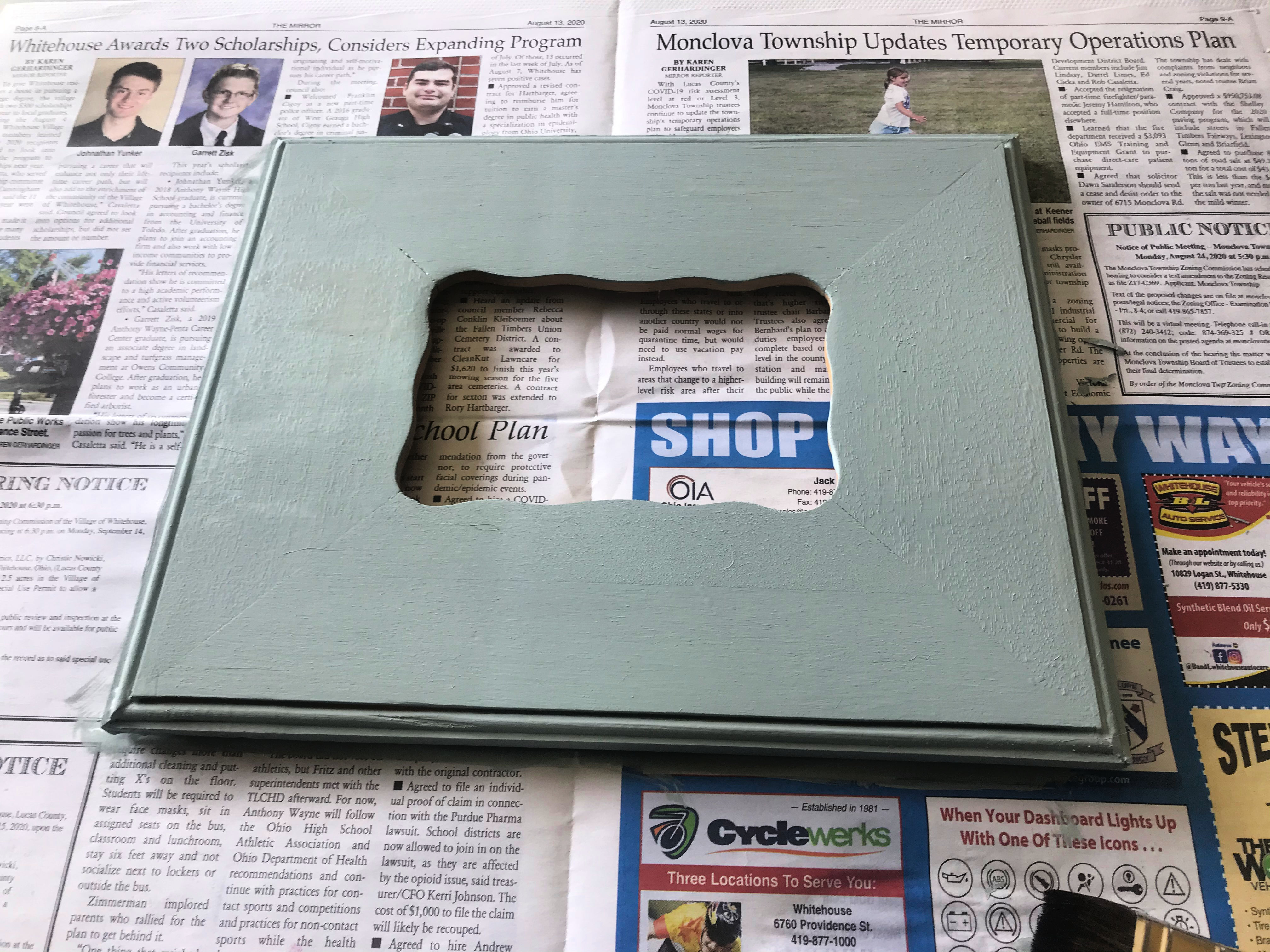 painted picture frame