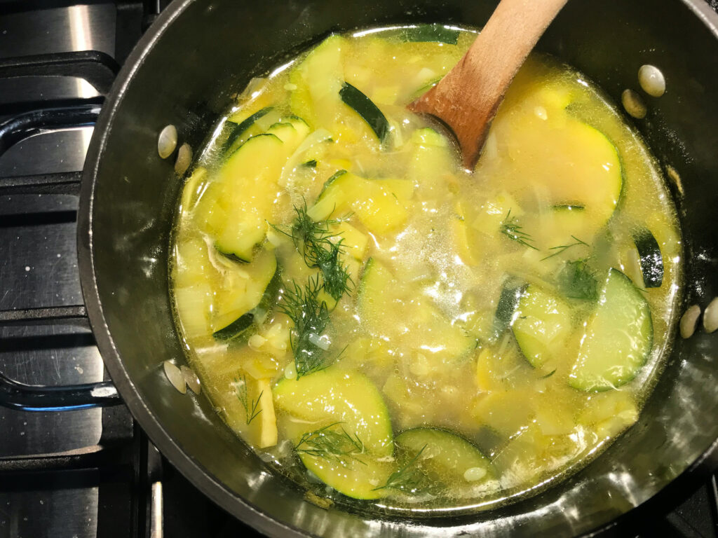 cooked zucchini