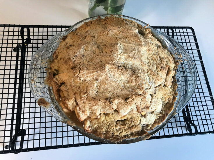 double crumb crust apple pie