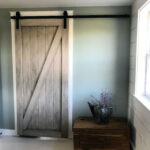 barn door in master bedroom