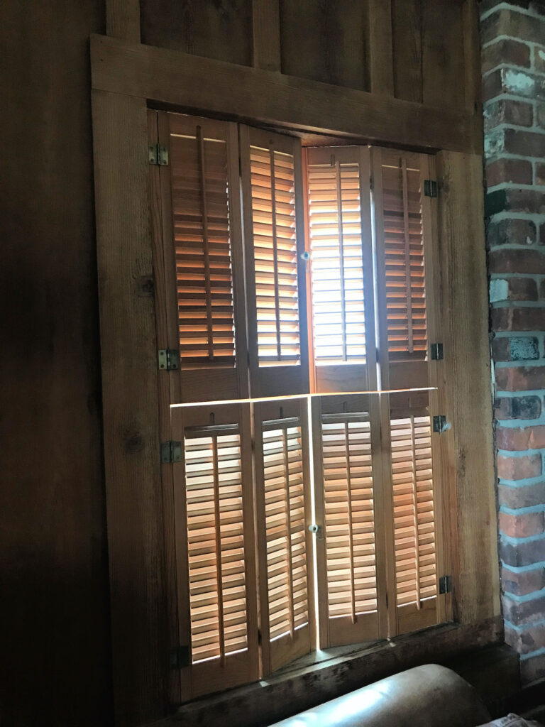 old plantation shutters
