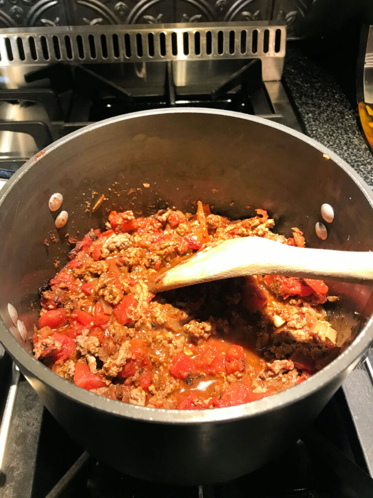 chili with spices