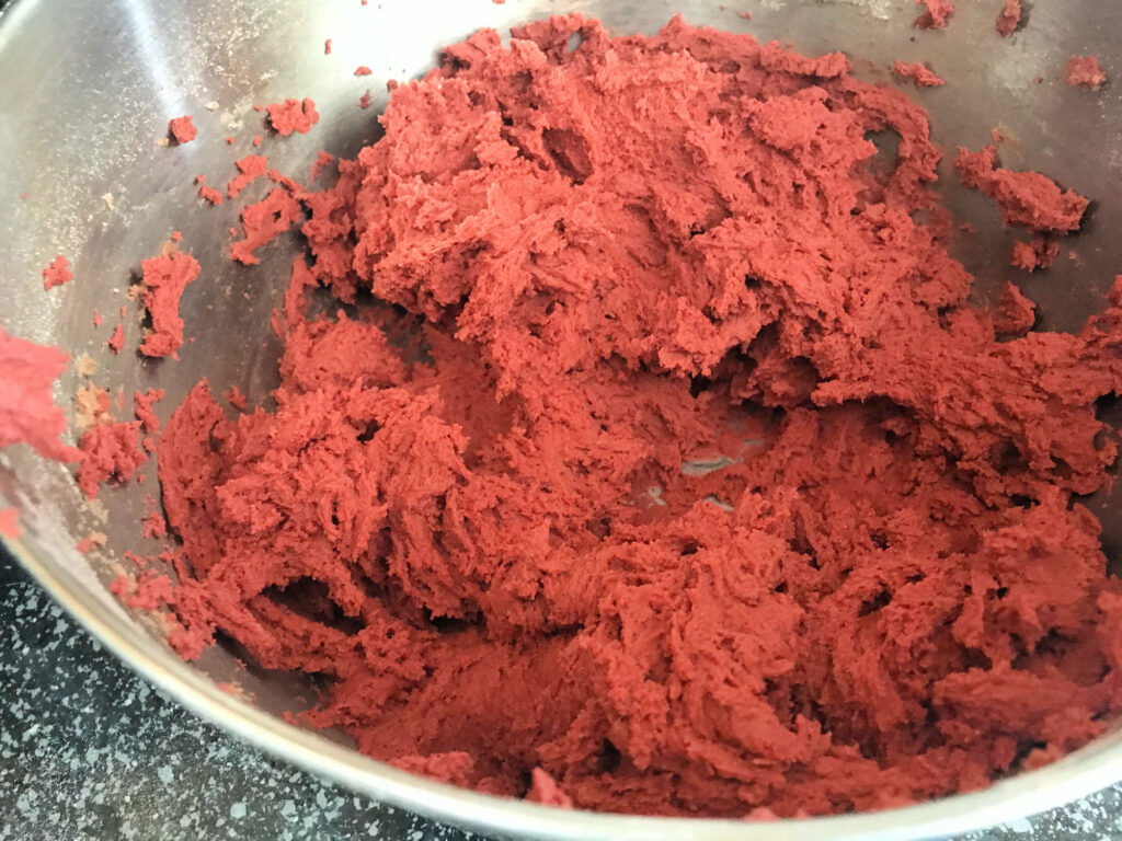 red velvet dough