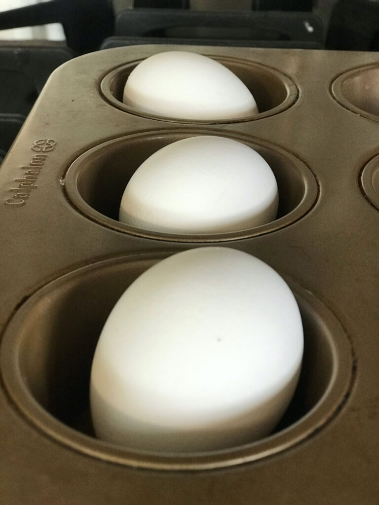 eggs in muffin tin