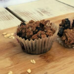 healthy oatmeal blueberry muffins
