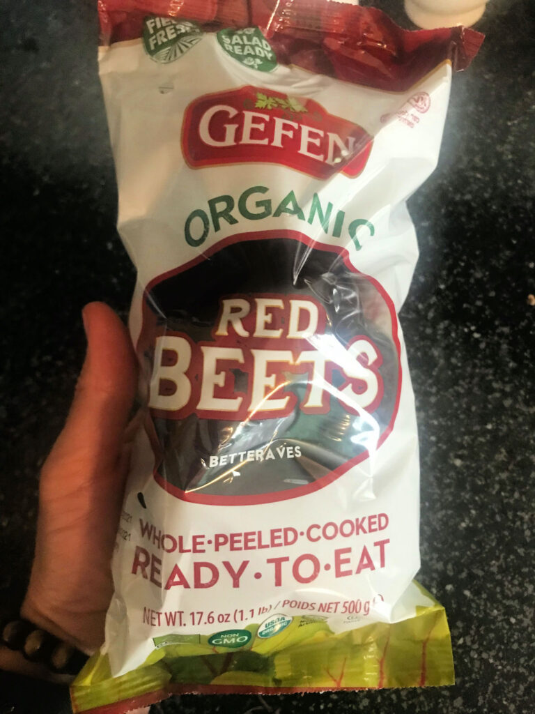 organic red beets