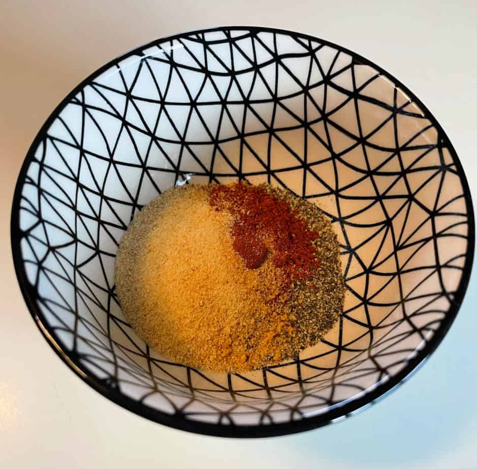 unmixed spices in a bowl